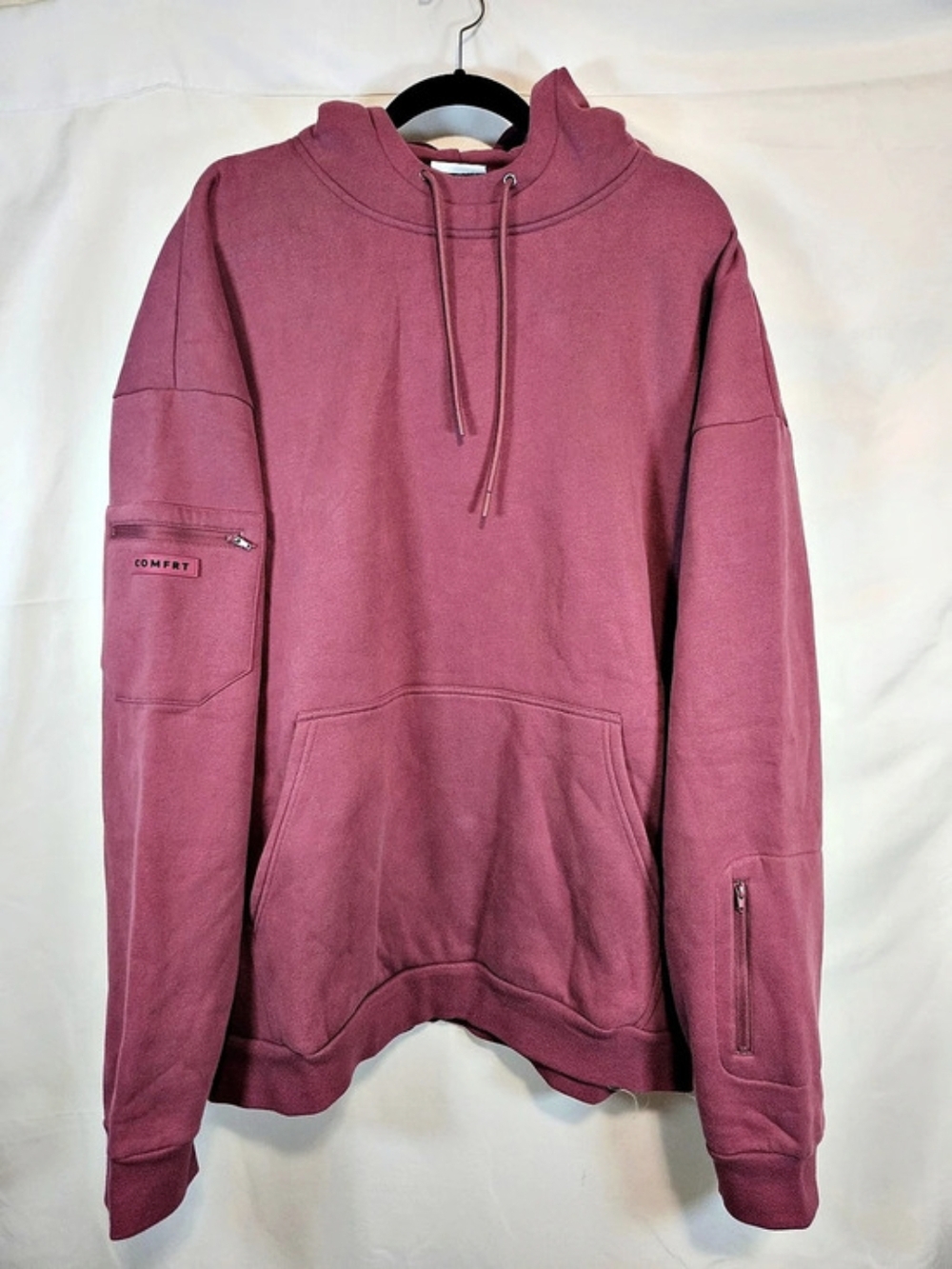 Comfrt Explorer Travel Hoodie - Mega Pink 3XL